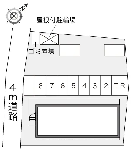 ★手数料０円★川越市豊田本　月極駐車場（LP）